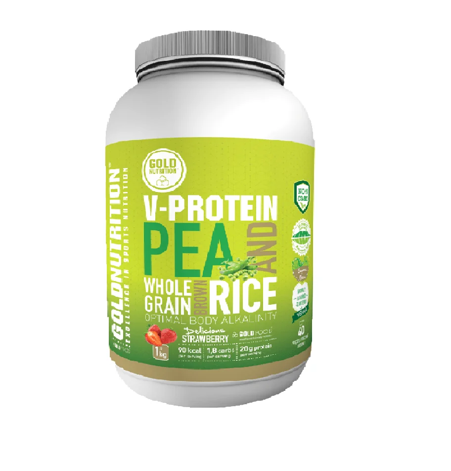 Gold Nutrition V-Protein capsuni 1 kg