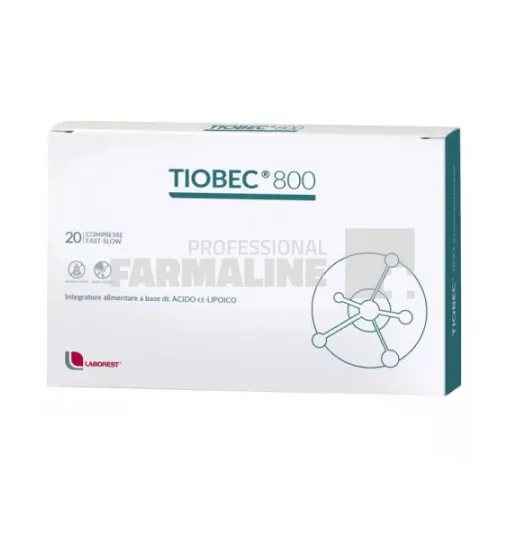 Tiobec 800 mg 20 comprimate