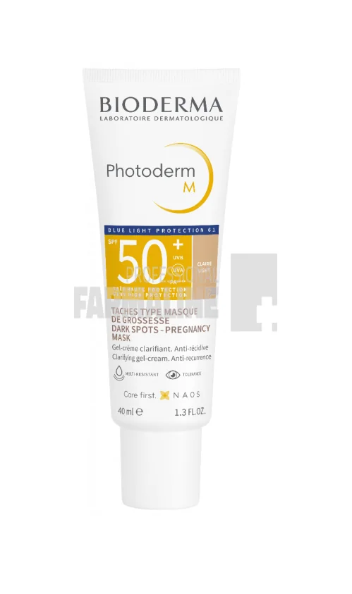 Bioderma Photoderm M Gel-crema SPF50+ Claire Light 40 ml