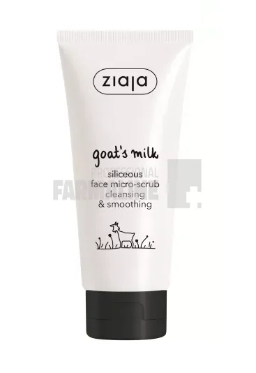Ziaja Goat's Milk Scrub microcristalin cu siliciu pentru fata 75 ml