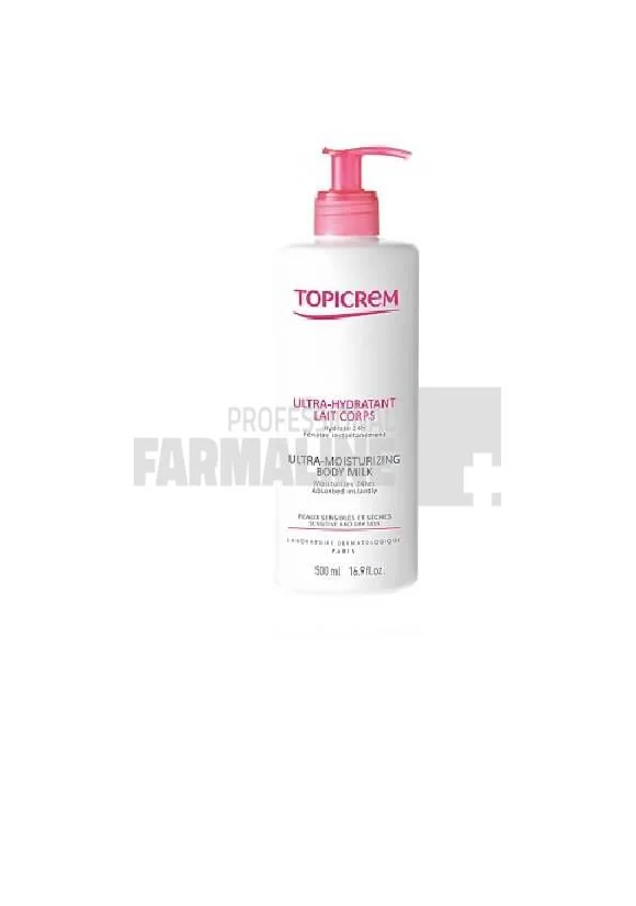 Topicrem Lapte corp ultra hidratant UM 500 ml