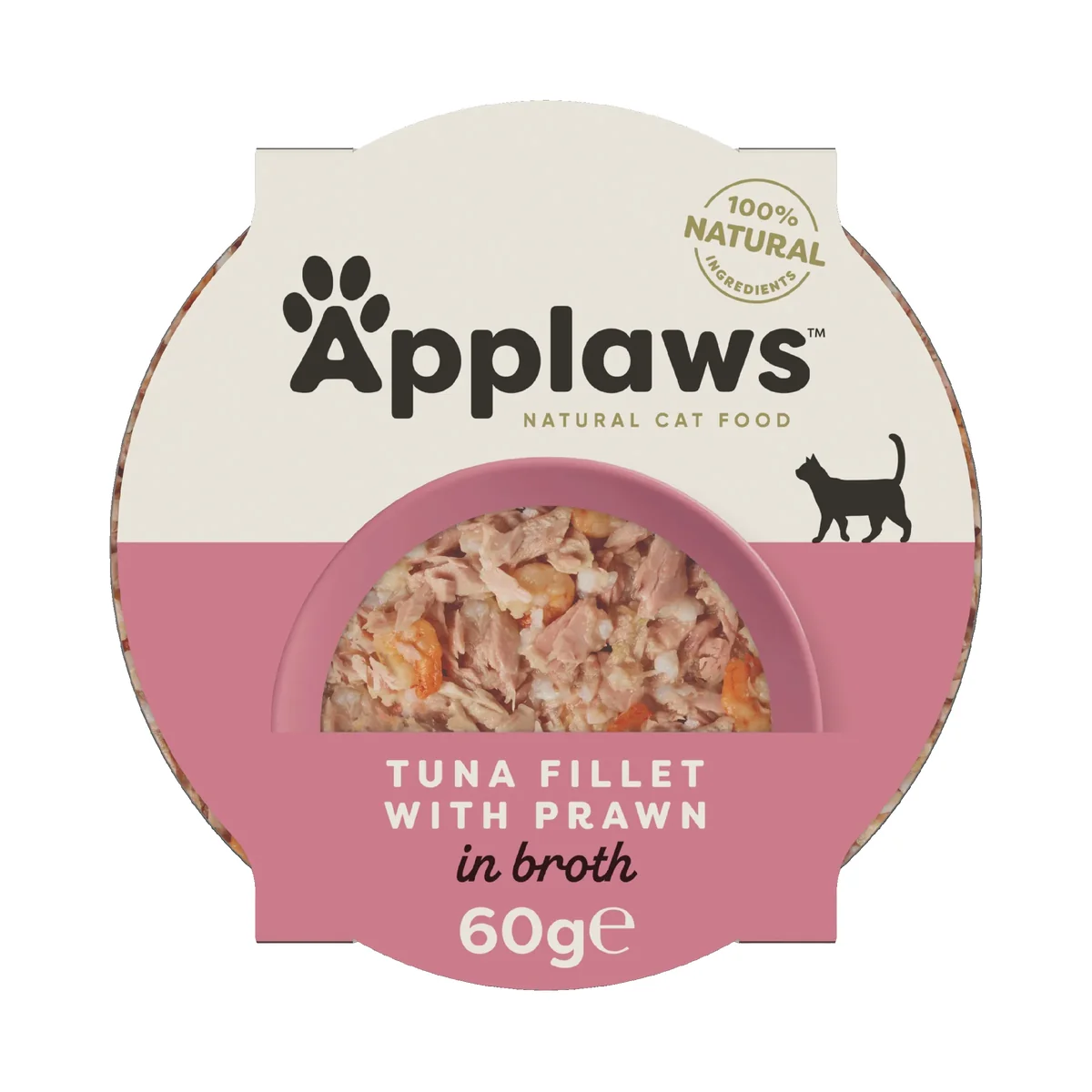 Applaws Luxury Tuna Fillet with Prawn, 60 g