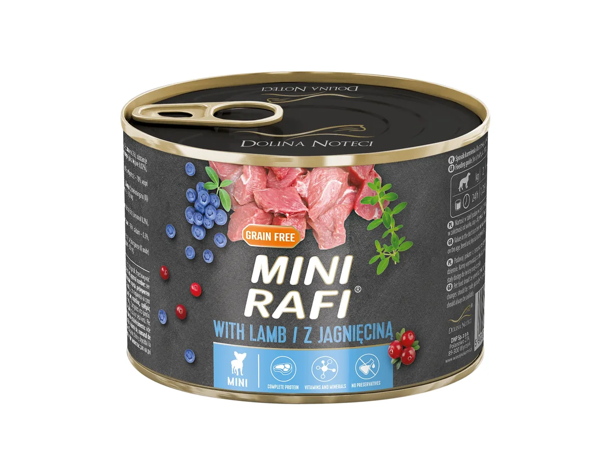 Hrana Umeda Caini, Rafi Dog, Adult Mini, Miel, 185 g