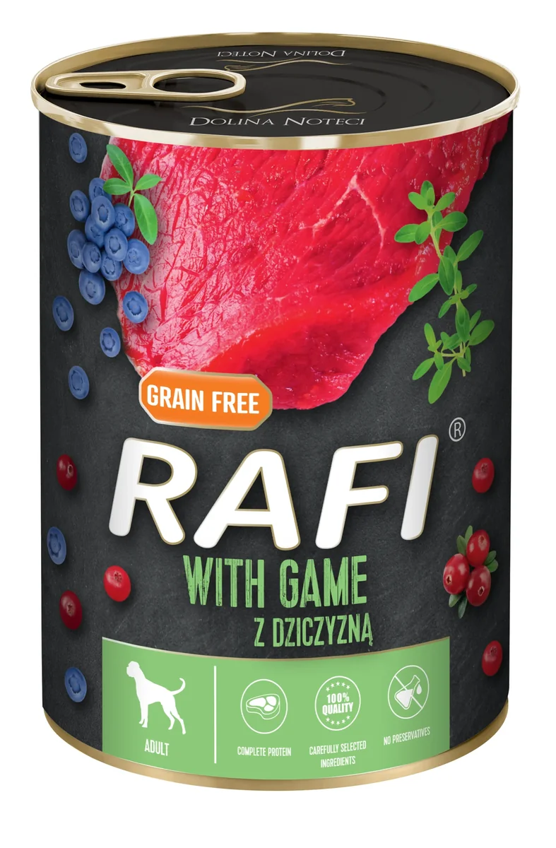 Hrana Umeda Caini, Rafi Dog, Vanat si Afine, 400 g