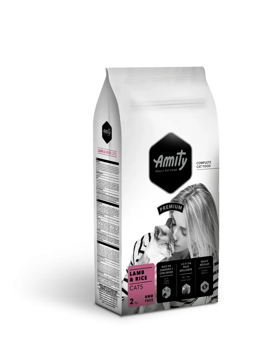 Hrana Uscata Pisici, Amity Premium Cats, Adult, Miel si Orez, 2 kg