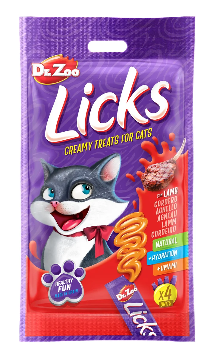 Dr Zoo Licks, recompense pisici, Miel, 4x15 g
