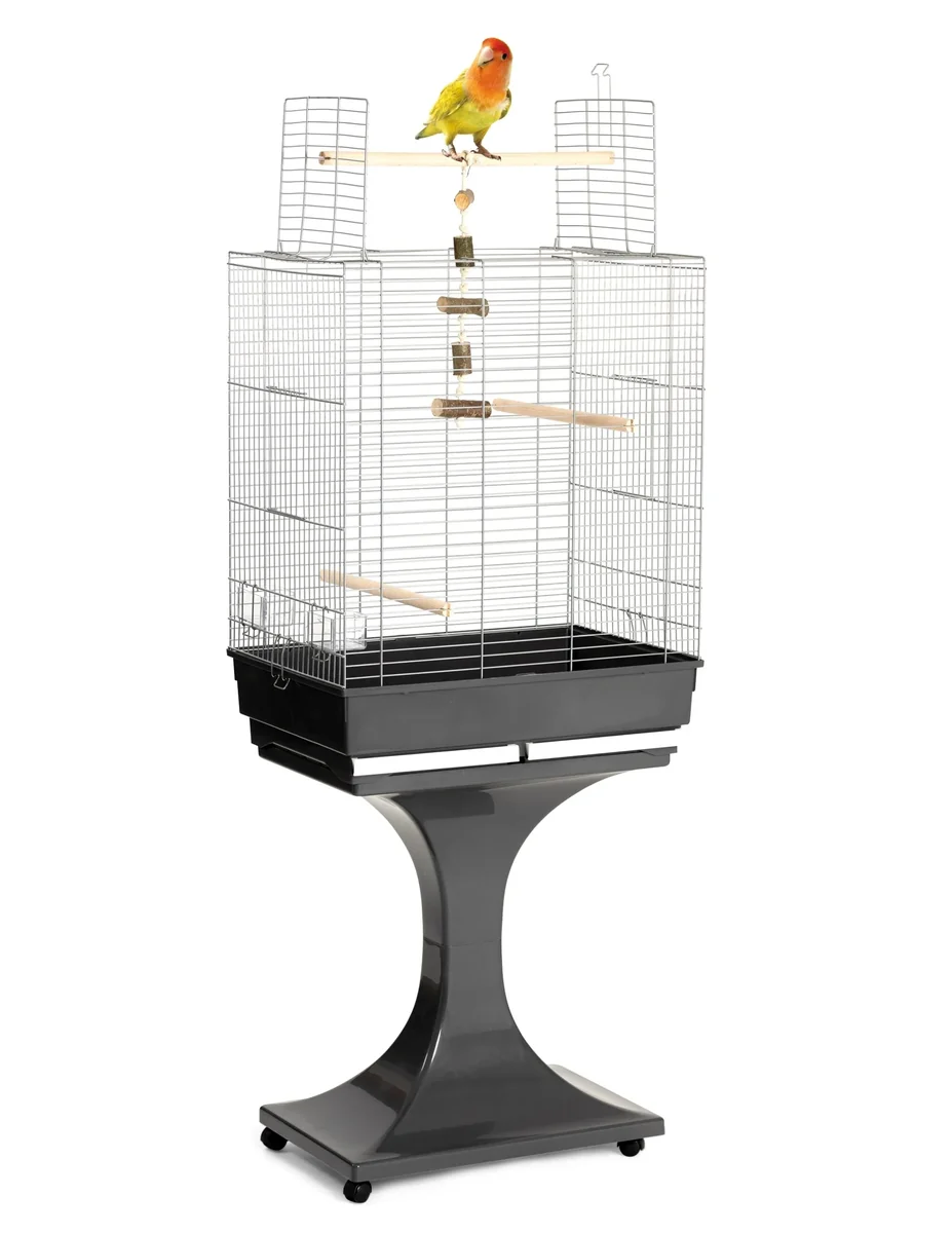Colivie Soraya Zincata cu suport, 66x45x81 cm, 15210030