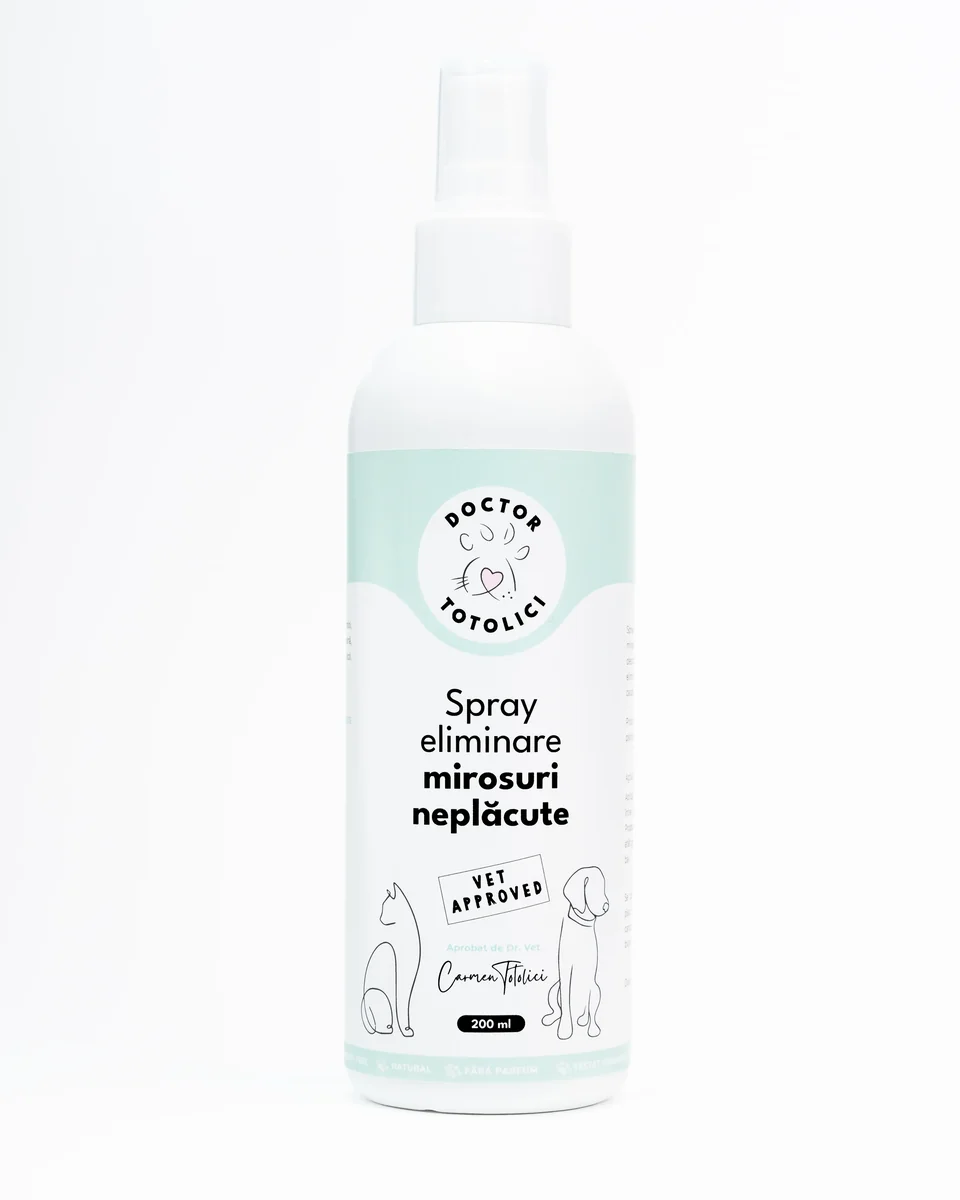 Spray eliminare mirosuri neplacute fara parfum Doctor Totolici, 200 ml