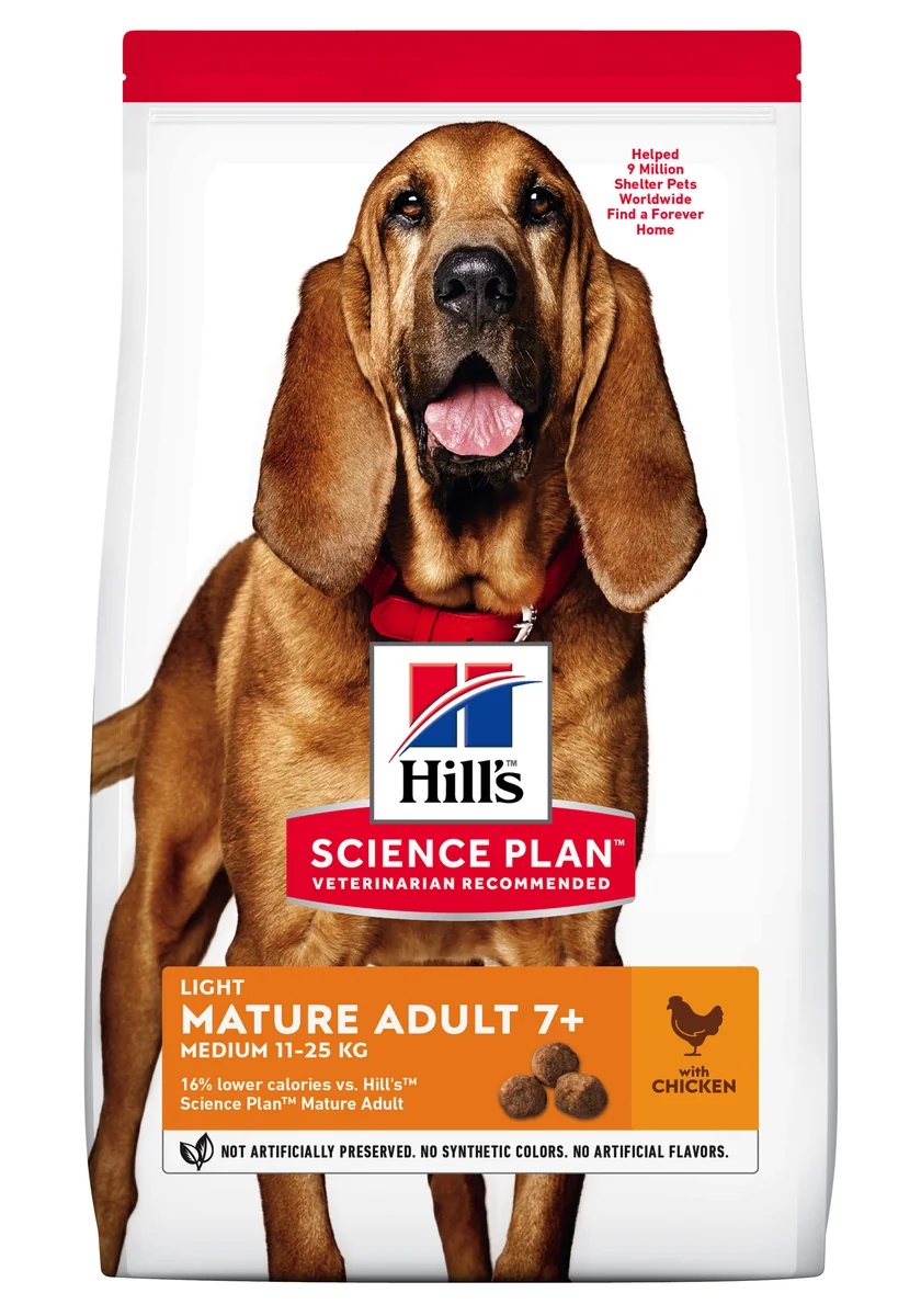 Hill's Science Plan Canine Mature Light Medium Chicken, 14 kg