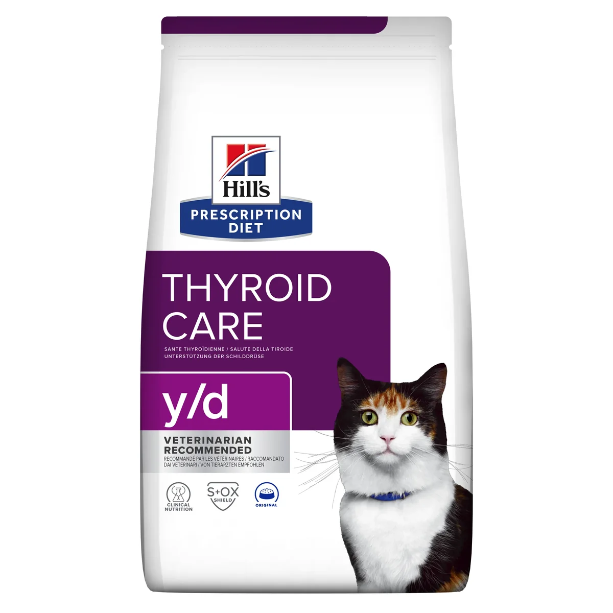 Hill's Prescription Diet Feline y/d Thyroid Care, 3 kg