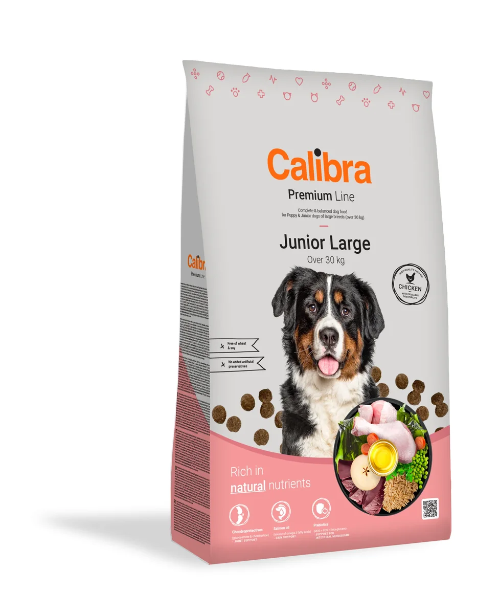 Calibra Dog Premium Line Junior Large, 12 kg