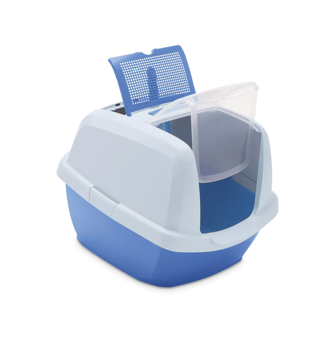 Litiera pisici, Maddy Junior Blue, 60.5 x 41 x 45.5 cm