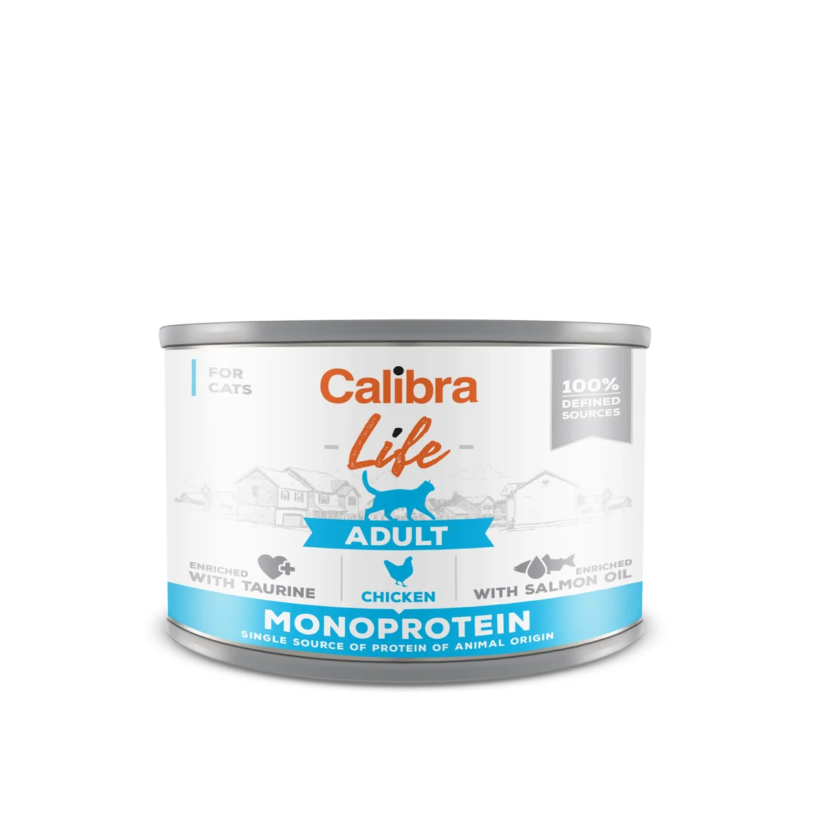 Calibra Cat Life Adult Chicken 200 g, conserva