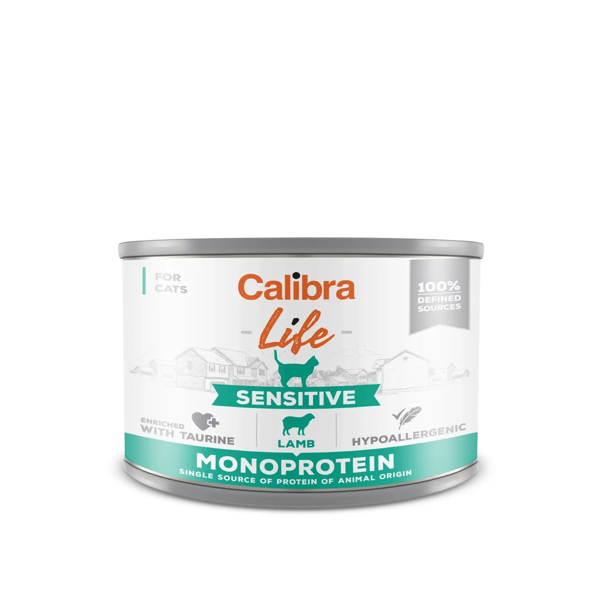 Calibra Cat Life Sensitive Lamb 200 g, conserva
