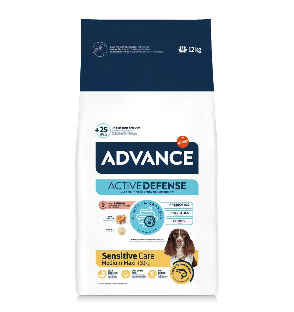 Advance Dog Sensitive Somon & Orez, 12 kg