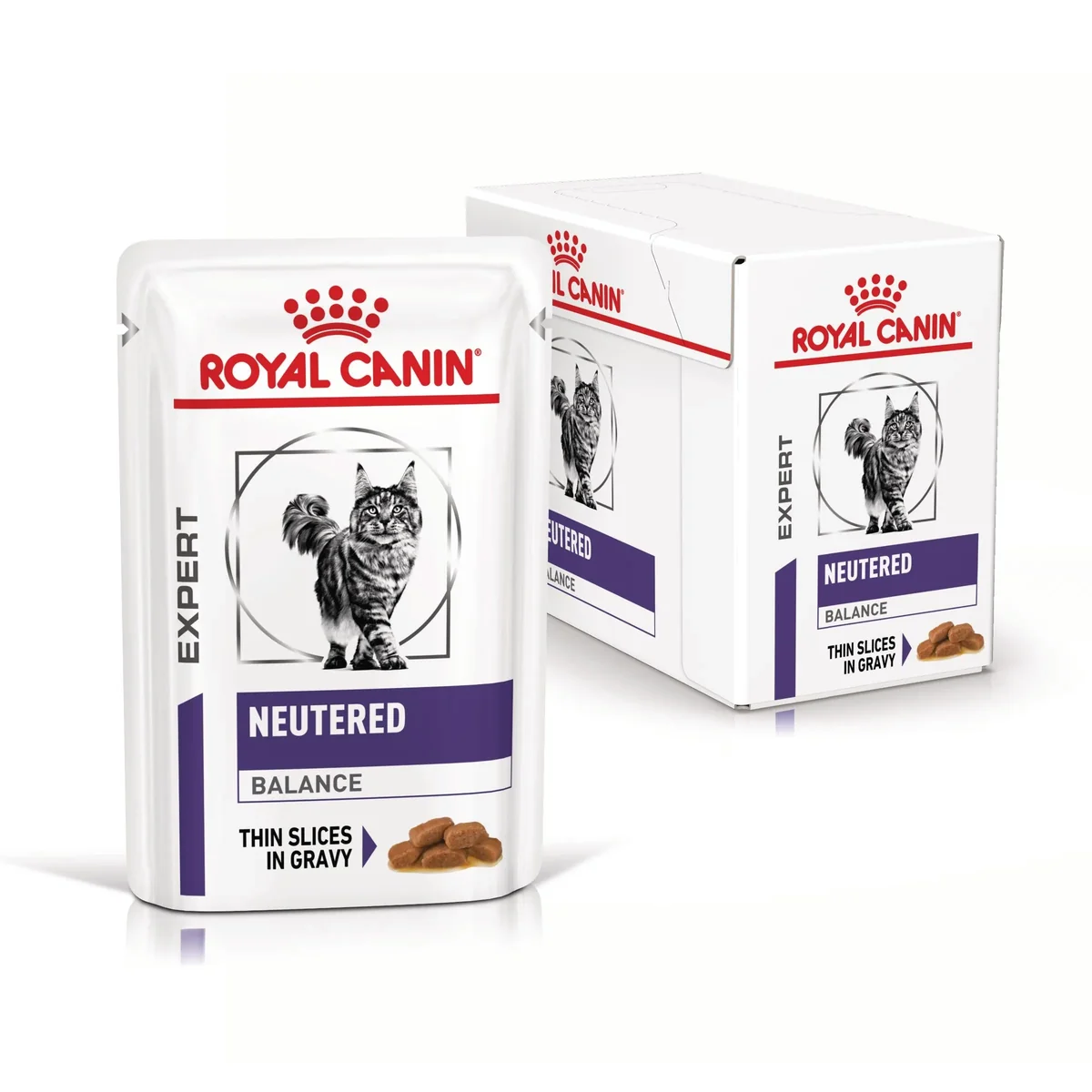 ROYAL CANIN Neutered Weight Balance, formula veterinara, plic hrana umeda pisici, managementul greutatii, 12x85 g