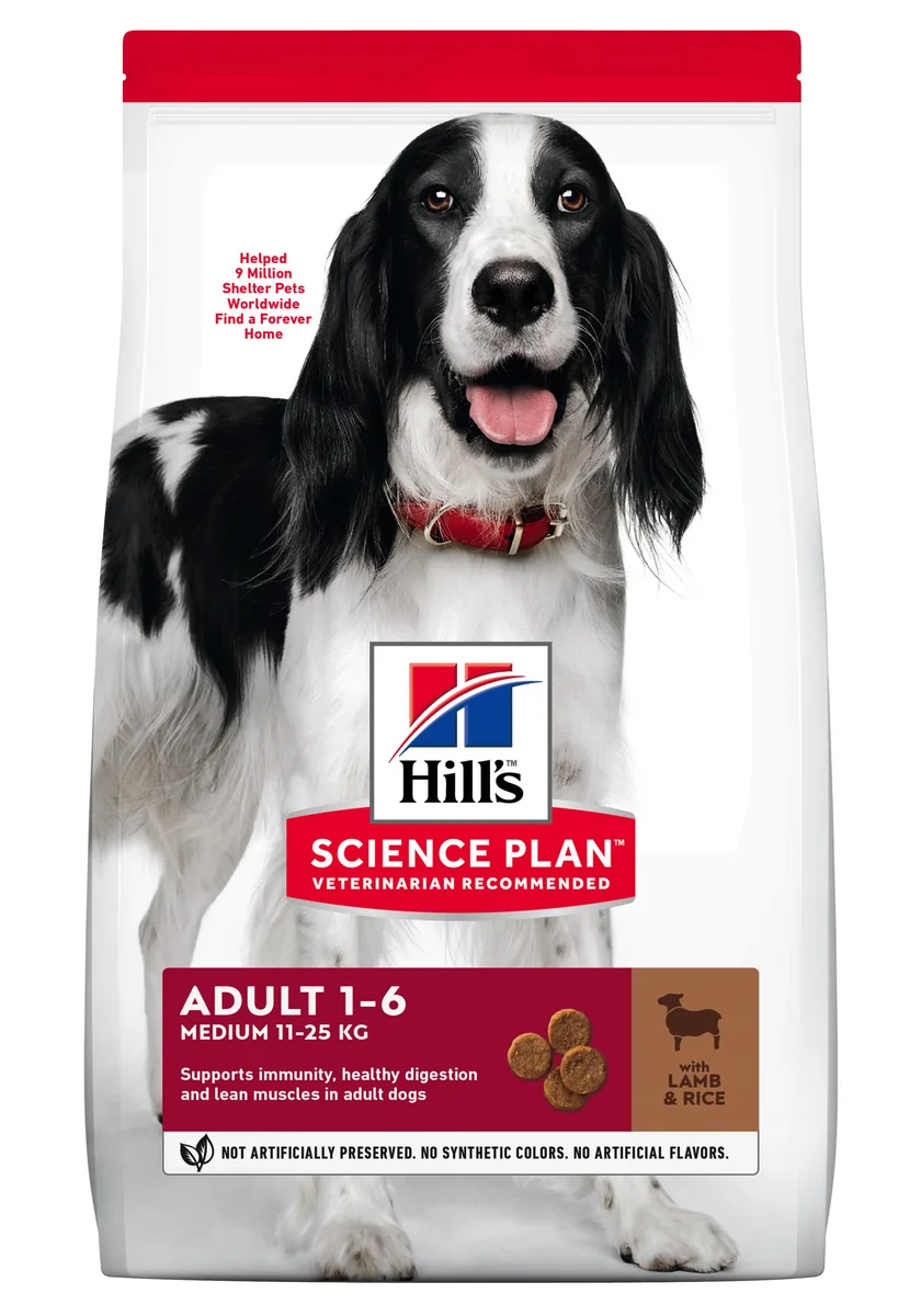 Hill's Science Plan Canine Adult Medium Lamb and Rice, 14 kg