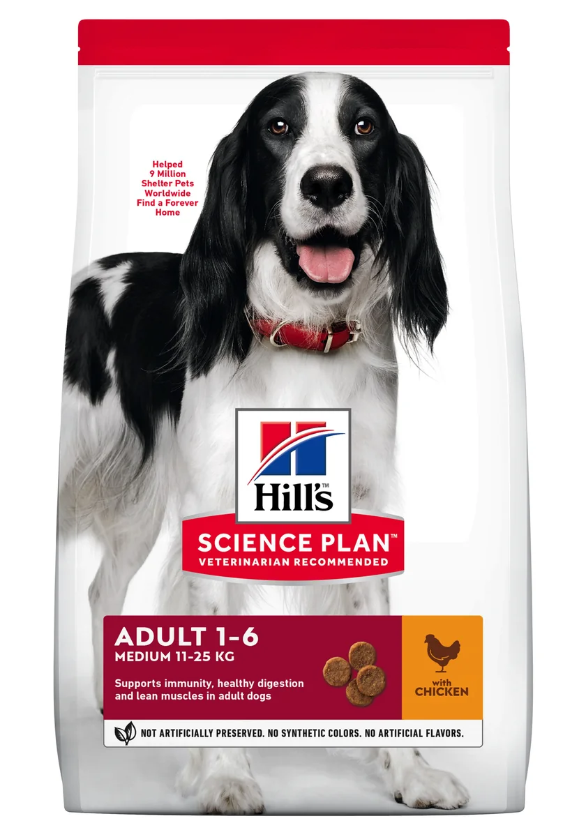 Hill's Science Plan Canine Adult Medium Chicken, 14 kg