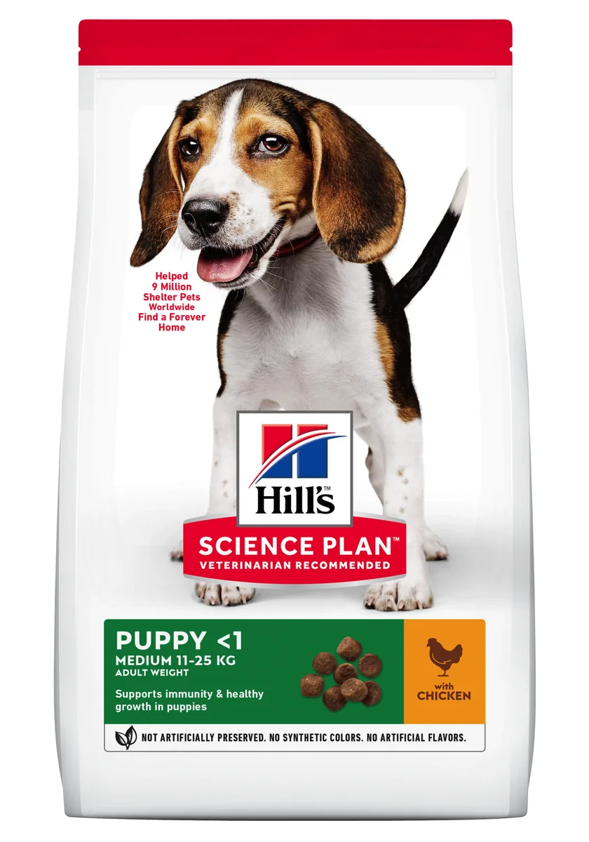 Hill's Science Plan Canine Puppy Medium Chicken, 2.5 kg