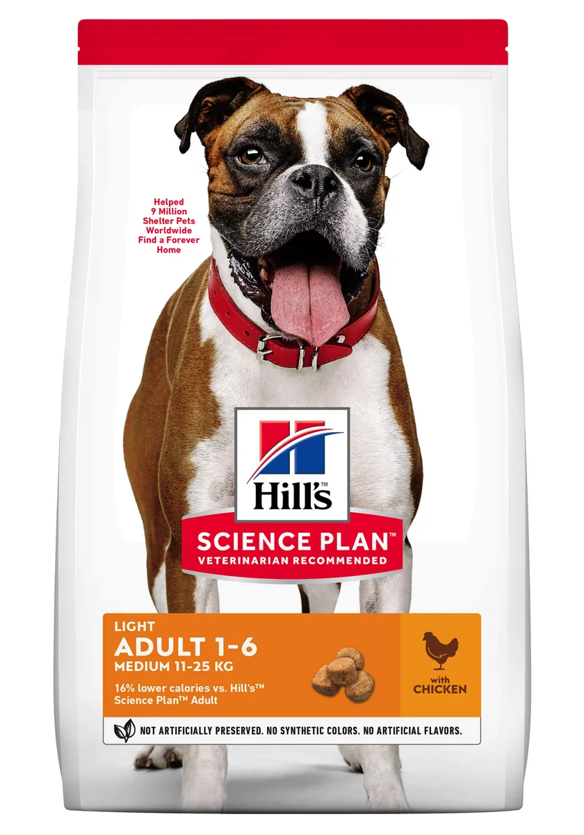 Hill's Science Plan Canine Adult Light Medium Chicken, 2.5 kg