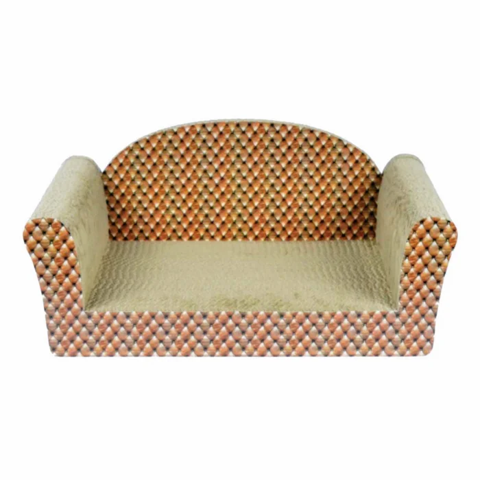 Carton de zgariat pentru pisici, model canapea, 49.53 A 26.67 A 17.78 cm, Multicolor