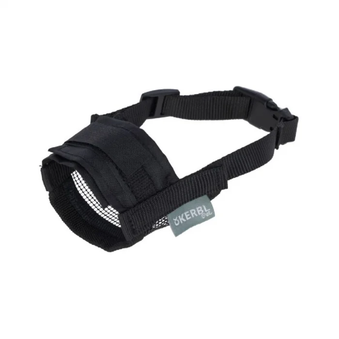 KERBL botnita nylon pentru caini ajustabila S L 6.5CM FI 14-20CM