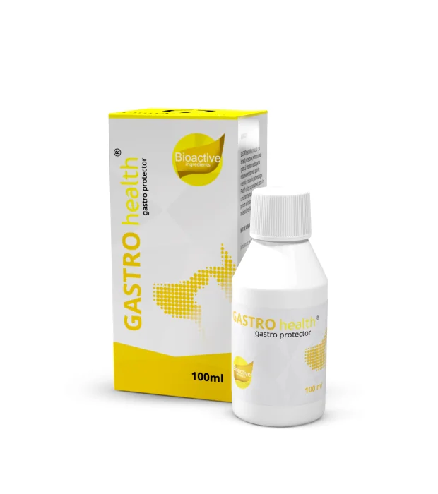 Supliment lichid Gastro Health, este un protector gastric pentru caini si pisici, 100 ml