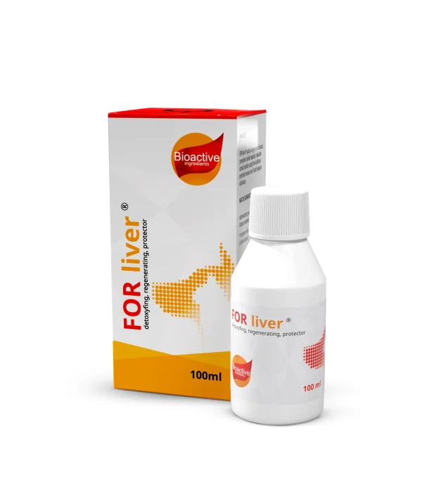 Supliment lichid pentru caini cu afectiuni hepative, FOR liver detoxyfing, regenerating, protector - 50 ml