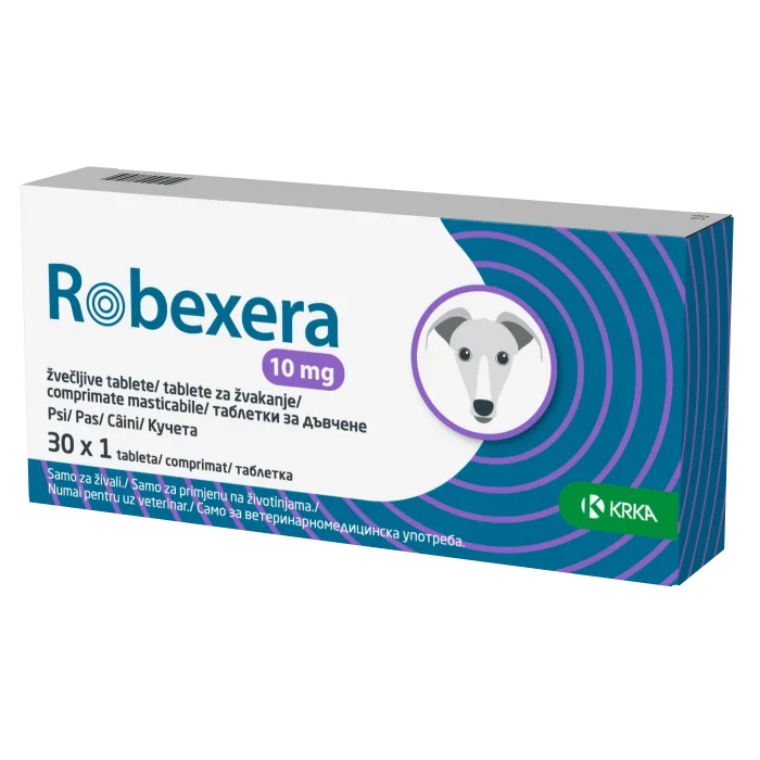 Robexera 10 mg comprimate masticabile pentru caini, 30 cp
