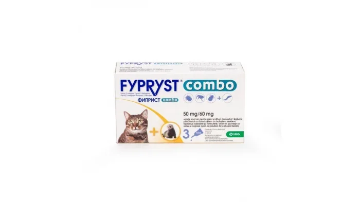 Fypryst Combo Cat 50 mg, 3 pipete