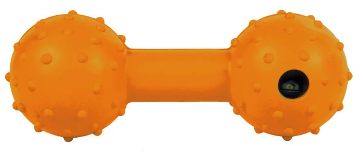 Jucarie Os cu Clopotel Cauciuc Natural 12.5 cm
