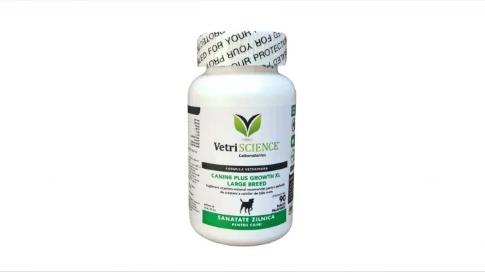 Canine Plus Growth XL Large Breed - Vetri Science, 180 tablete