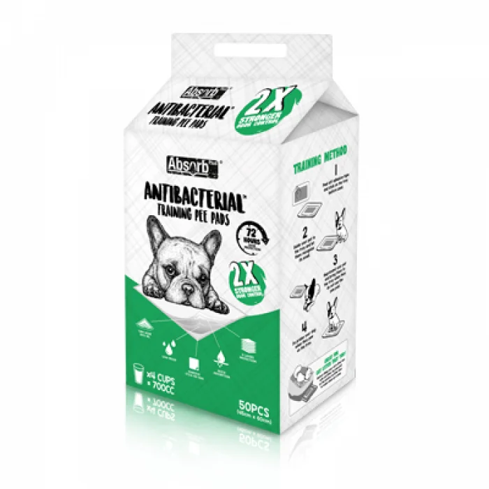 Covorase absorbante Antibacterial M (45x 60 cm) 50 buc