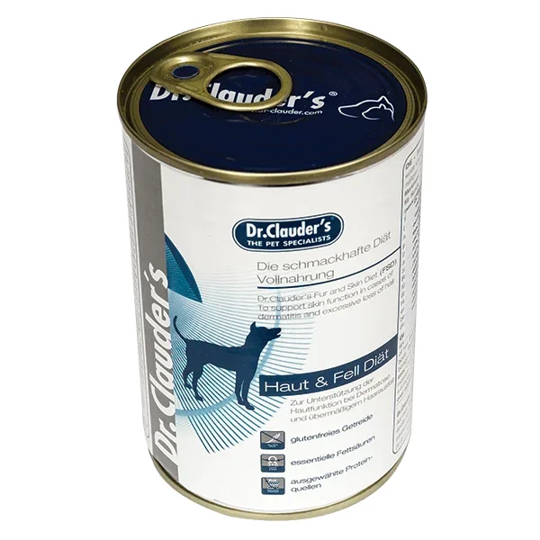 DR. Clauder,  s ,   Dieta dermatologica pt caini pentru o piele sanatoasa si o blana lucioasa - 400 g