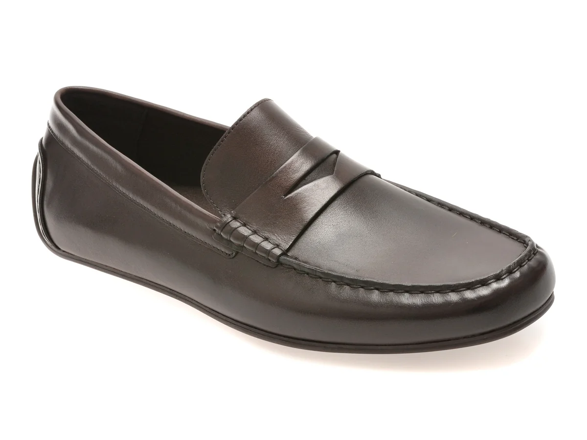 Mocasini eleganti ALDO maro, BIELLO-IN 201, din piele naturala