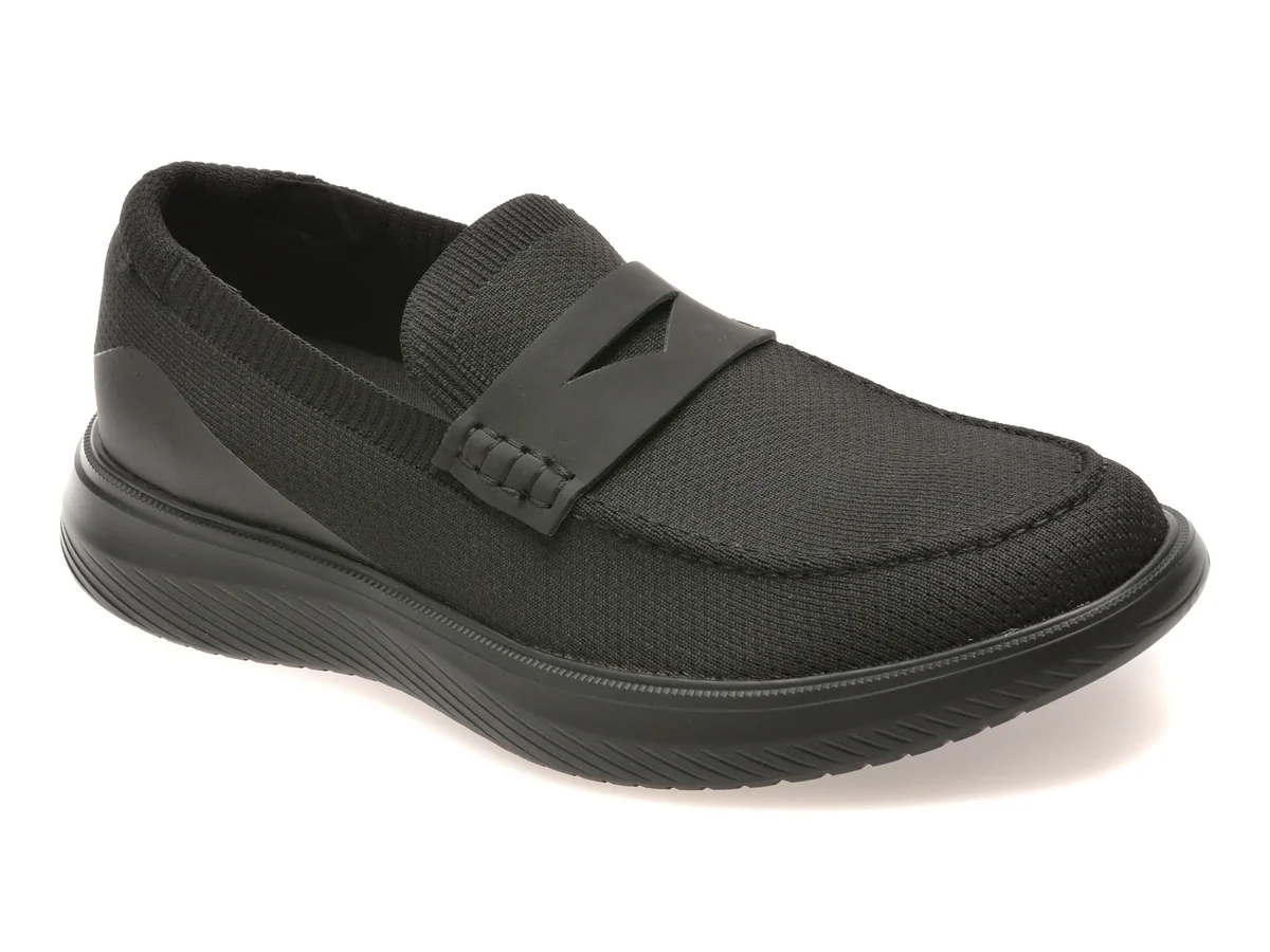 Mocasini ALDO negri, TURLEY 001, din material textil