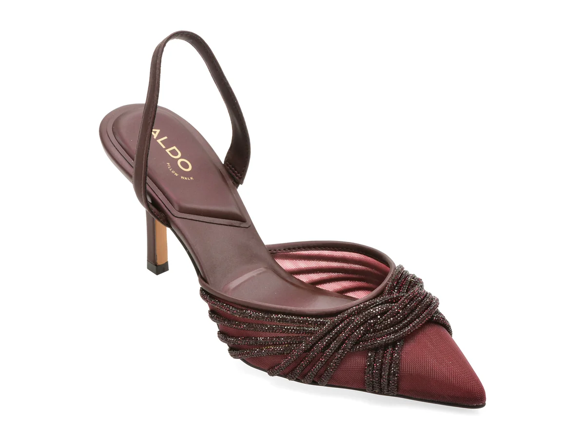 Pantofi eleganti ALDO visinii, ELEGAMESH 601, din material textil