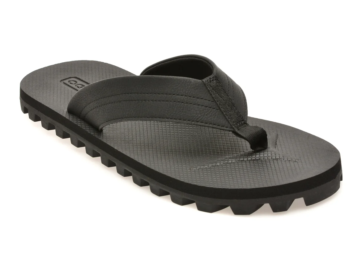 Papuci ALDO negri, HIDEAWAY 001, din piele ecologica