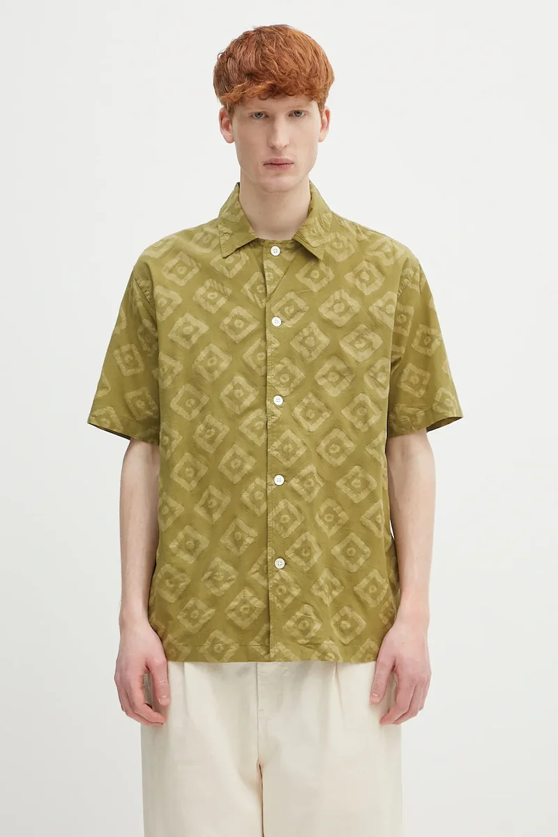 Norse Projects cămașă din bumbac Mads Batik SS Shirt