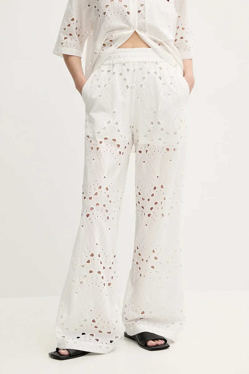 Gestuz pantaloni din bumbac