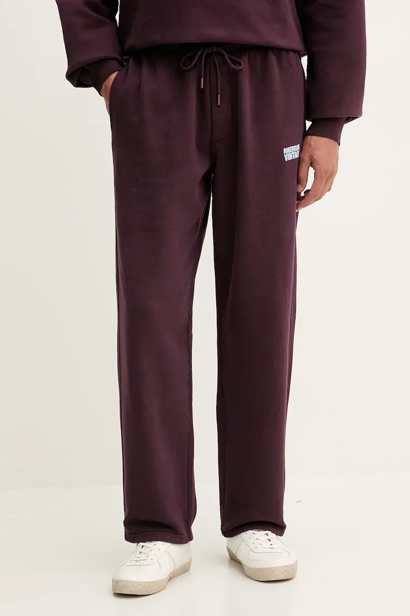 American Vintage pantaloni de trening din bumbac