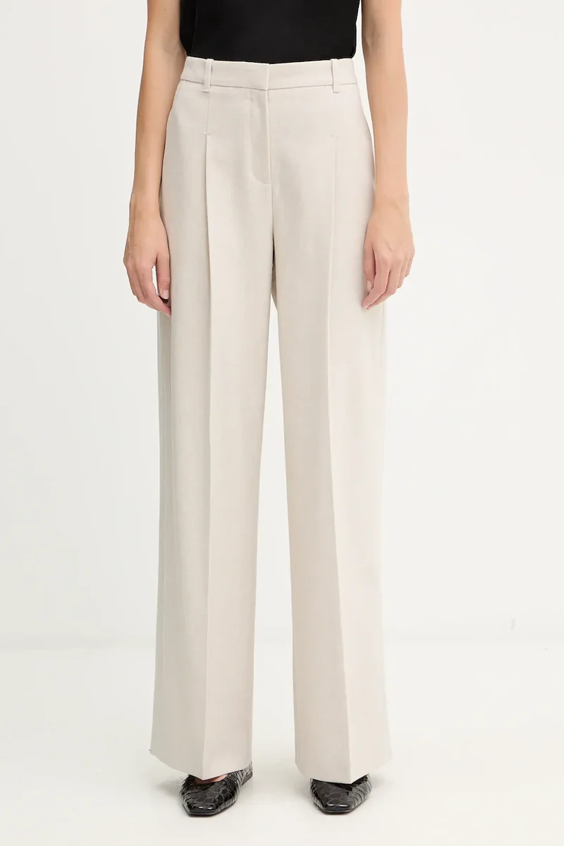 BOSS pantaloni din lână Tiana4