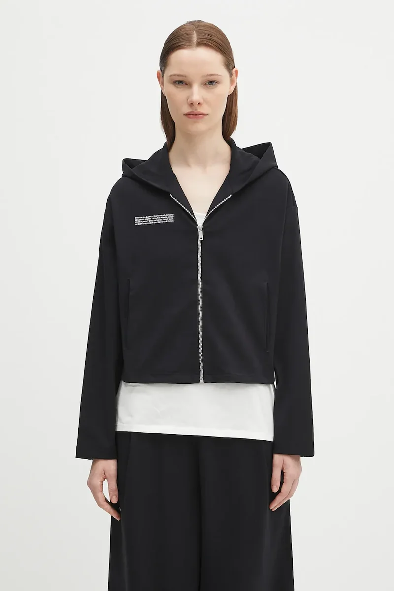 Pangaia bluză DNA Double Jersey Zip Up Hoodie
