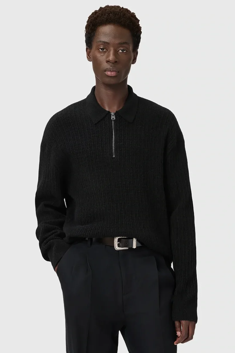AllSaints pulover din amestec de lână de alpaca JAKOB