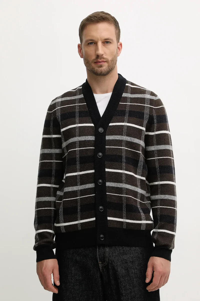 Barbour cardigan din lână KANE