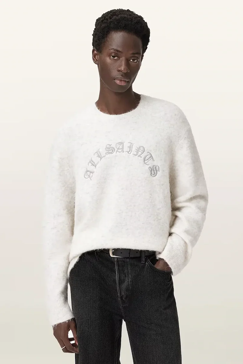 AllSaints pulover din amestec de lână de alpaca CURV