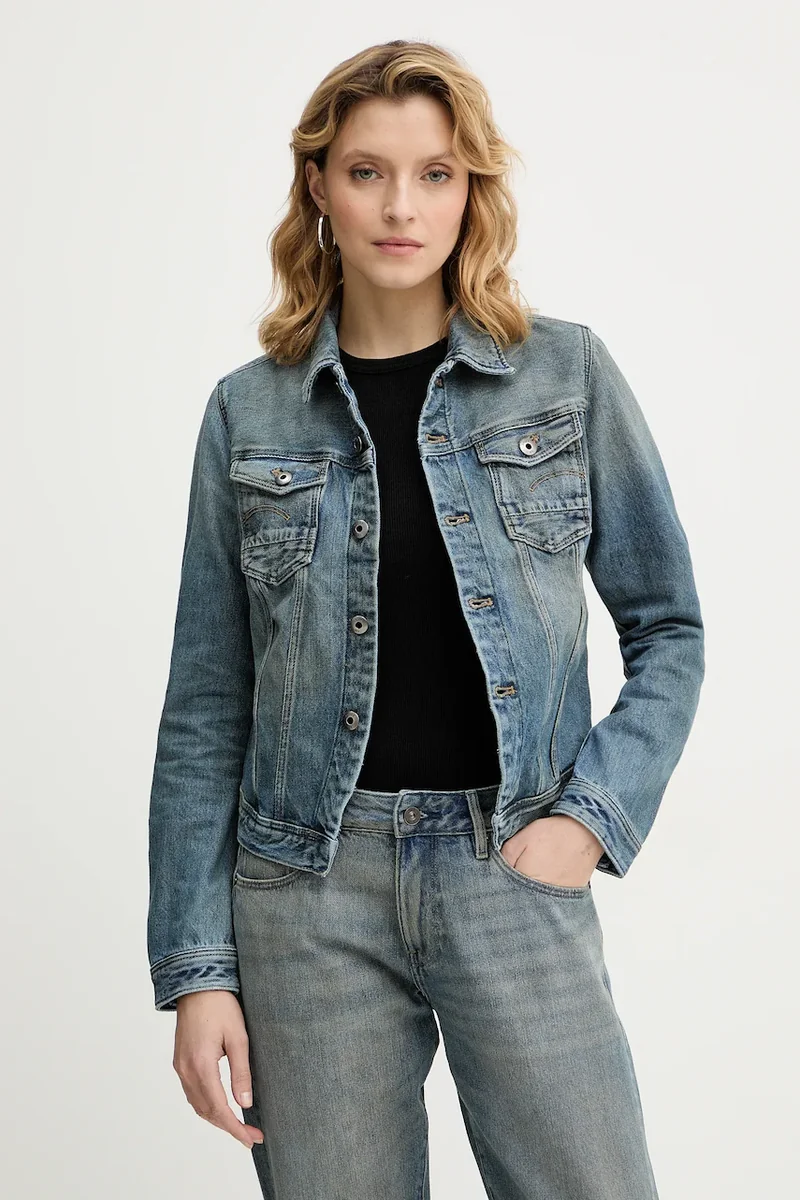G-Star geacă din denim Pitched hem slim