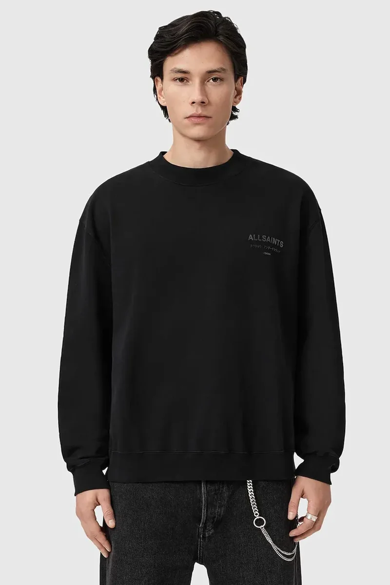 AllSaints hanorac pentru bărbați din bumbac XANDER