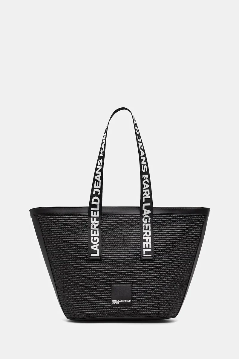 Karl Lagerfeld Jeans geantă shopper pentru femei împletită