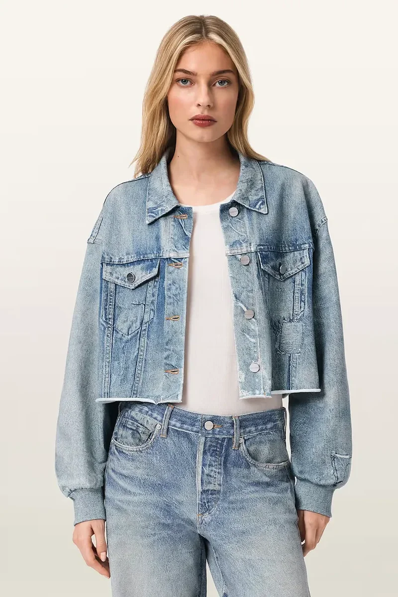 AllSaints geacă jeans ANDERS